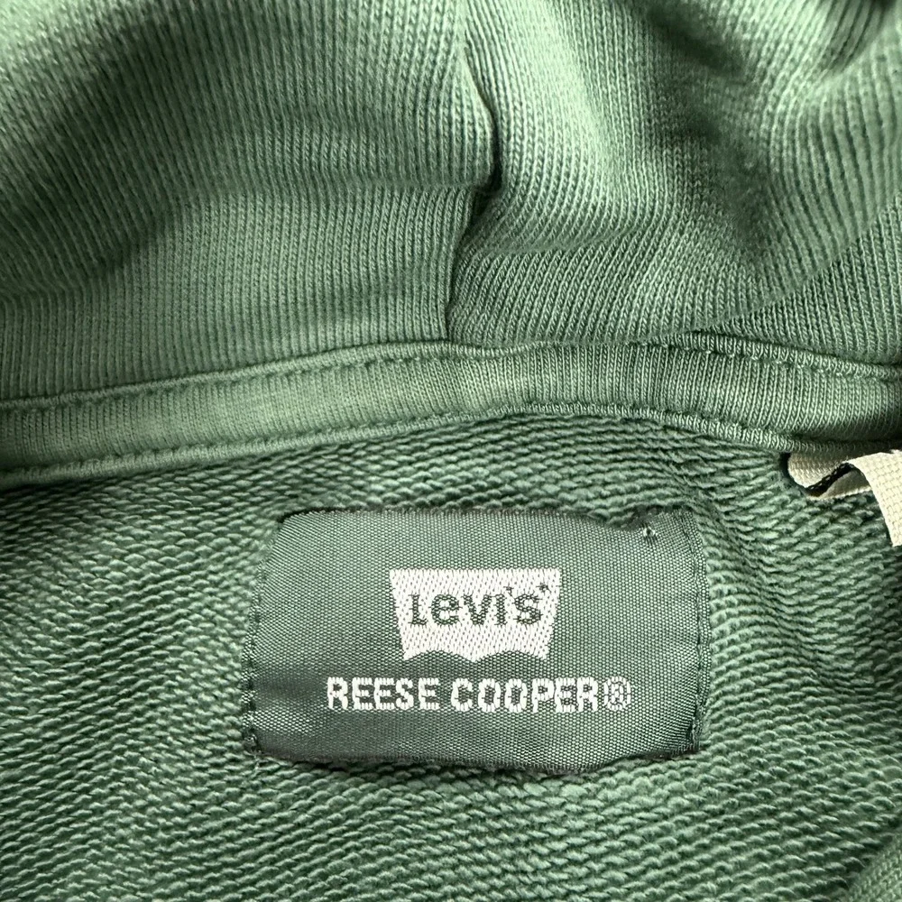 Levis X Reese Cooper Green Cotton Embroidered Hoodie Medium Green Sweatshirt